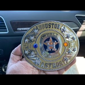 Houston Astros Belt Buckle